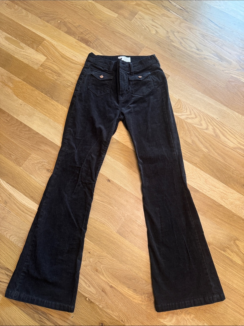 GAP Black Corduroy Flare Pants